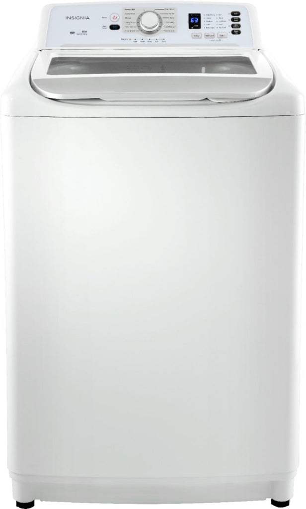 Insignia™ - NS-TWM45W1, 4.5 Cu. Ft. High Efficiency Top Load Washer with ColdMotion Technology - White