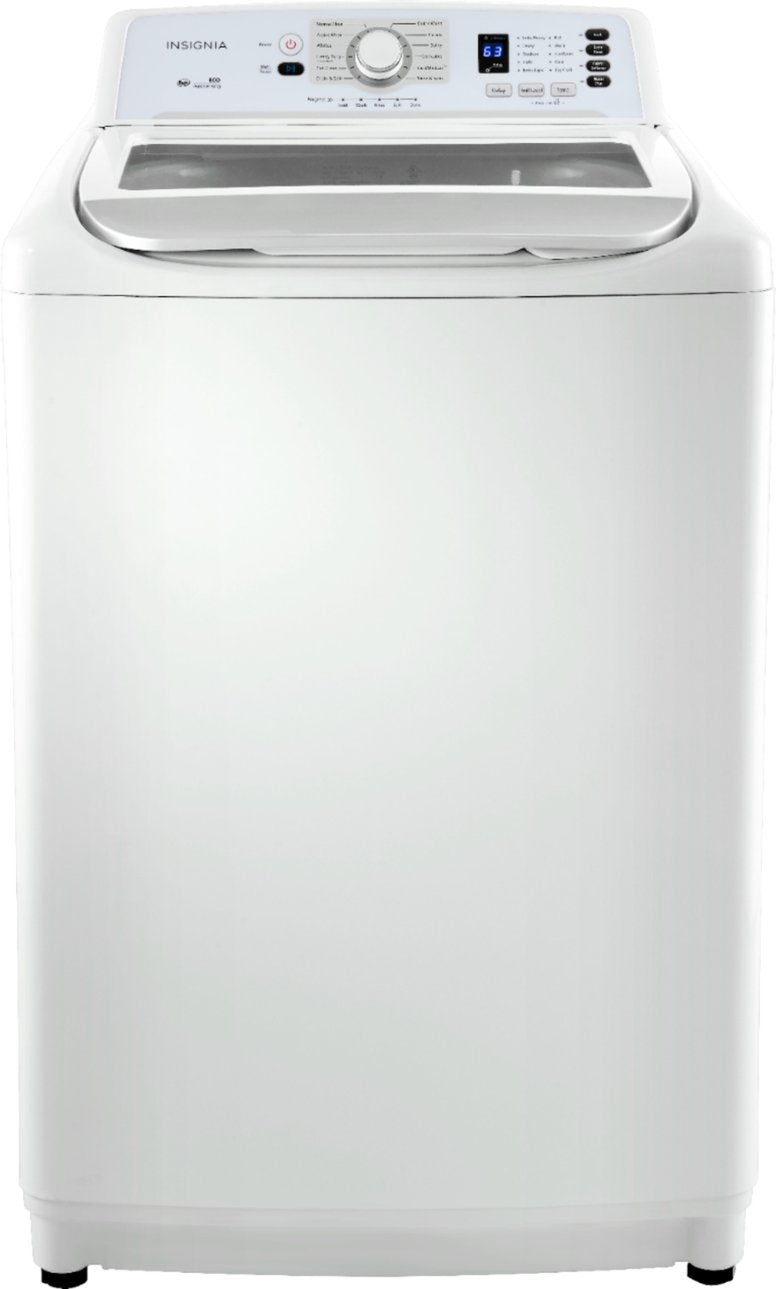 Insignia - 4.5 Cu. ft. High-Efficiency Front Load Washer - White