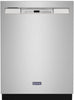 Maytag MDB4949SKZ 24 Inch Full Console Dishwasher with 14 Place Settings, 50 dBA, 4 Wash Cycles, Dual Power Filtration, PowerBlast® Cycle, Heated Dry, NSF® Certified, and Star K: Fingerprint Resistant Stainless Steel