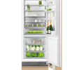 Fisher & Paykel Series 11 RS3084SRK1 30 Inch Panel Ready Refrigerator Column with 16.3 Cu. Ft. Capacity, ActiveSmart™ Foodcare, Stainless Steel Interior, LED Lighting, Variable Temperature Zones, Sabbath Mode, Joiner Kit Included: Right Hinge