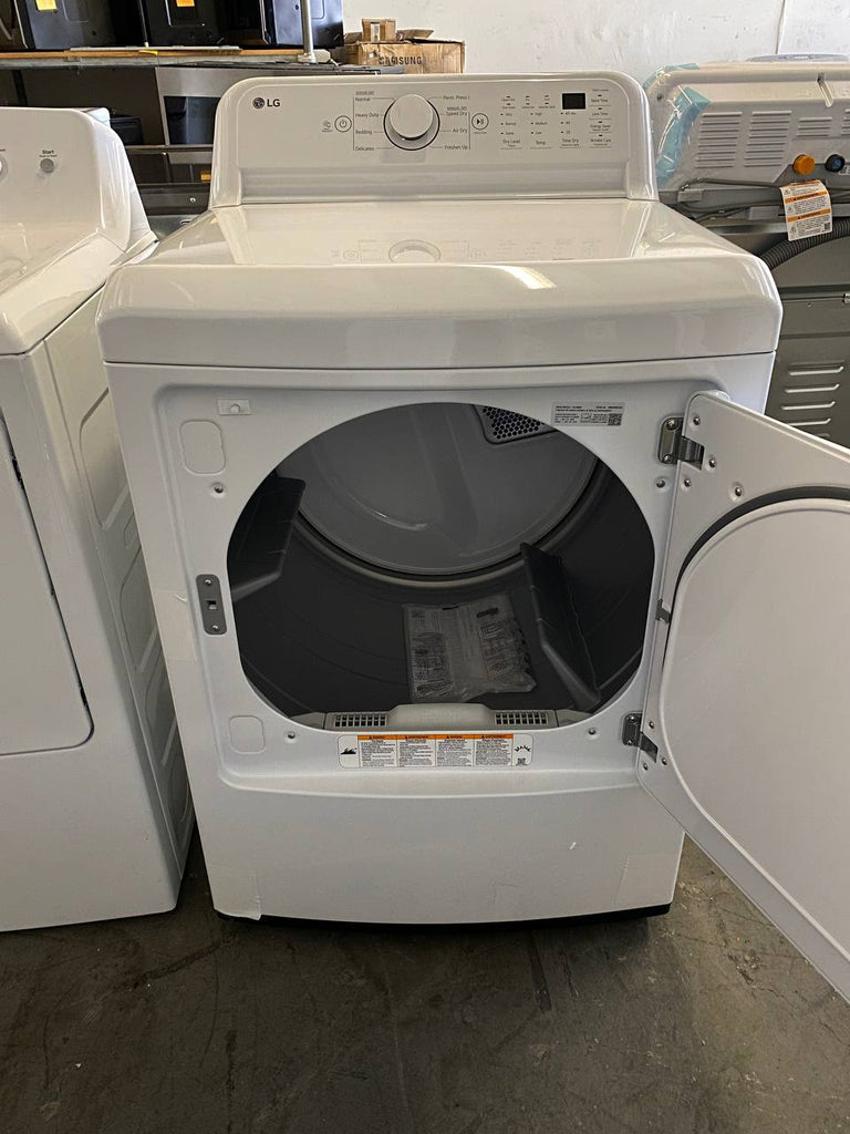 LG DLE7000W 27 Inch Electric Dryer with 7.3 Cu. Ft. Capacity, 8 Dryer ...