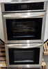 Frigidaire FCWD2727AS 27 Inch Double Convection Electric Wall Oven with 7.6 Cu. Ft. Capacity, Fan Convection, Self Clean, Keep Warm, Cook Time Setting, Quick Preheat, Delay Start, Convection Bake, Control Lock, Sabbath Mode: Stainless Steel