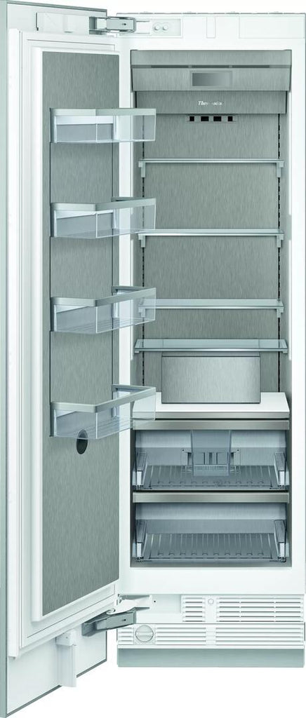 Thermador Freedom Collection T24IF905SP 24 Inch Panel Ready Smart Freezer Column with 12.2 cu. ft. Capacity, Diamond Ice Maker, Freedom® Water Filter, SuperFreeze®, and SoftClose® Drawers