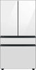 36 Inch Smart 4-Door French Door Refrigerator with 29 cu. ft. Total Capacity, Beverage Center, FlexZone™ Drawer, Dual Auto Ice Maker, Twin Cooling Plus, Wi-Fi Enabled, ADA Compliant, and ENERGY STAR® Certified: White Glass - All Panels