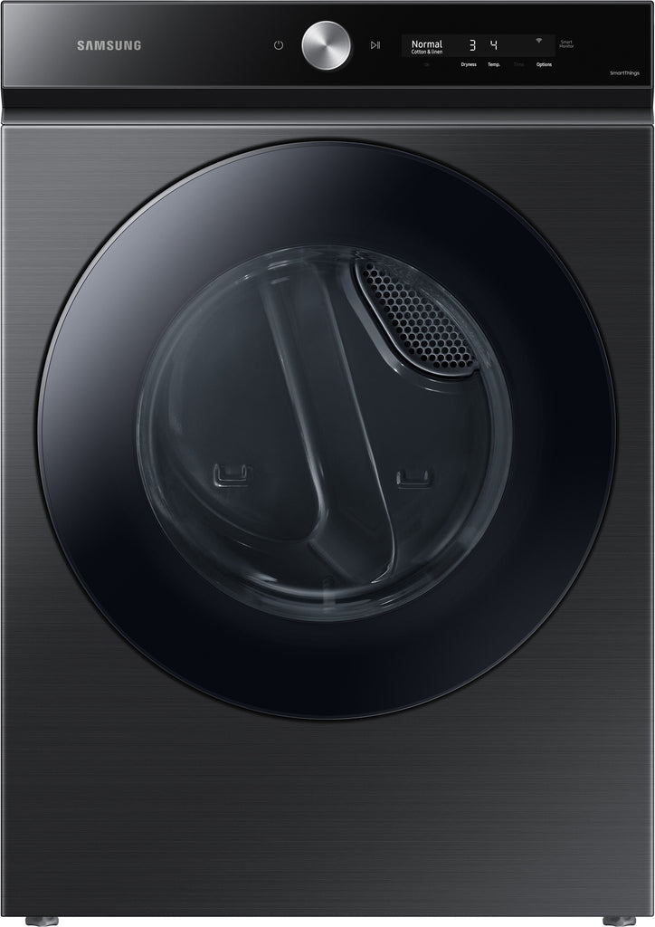 Samsung BESPOKE WF53BB8700AV 27 Inch Front Load Washer with 5.3 Cu. Ft. Capacity, AI Smart Dial, VRT Plus™ Technology, MultiControl™, 24 Wash Programs, 14 Wash Options, Steam Cycle.  Samsung  DVG53BB8700V 27 Inch Gas Smart Dryer with 7.6 Cu.Ft. Capacity