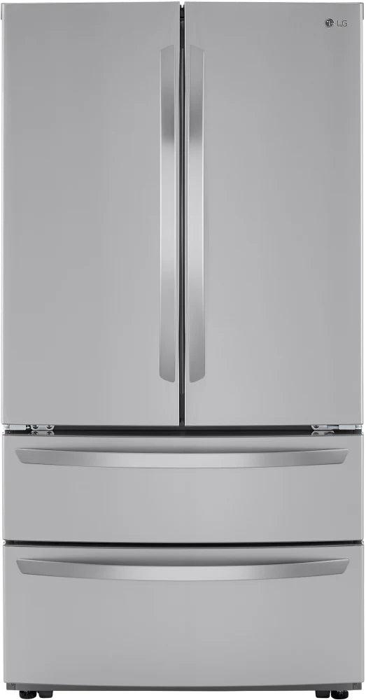 LG LMWC23626S 36 Inch Counter Depth 4-Door French Door Refrigerator with 22.7 Cu. Ft. Capacity, Smart Cooling™ System, Smart Diagnosis™, Internal Water Dispenser, Ice Maker, Sabbath Mode, and ENERGY STAR® Qualified