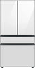 Samsung BESPOKE RF29BB860012 36 Inch Smart 4-Door French Door Refrigerator with 29 cu. ft. Total Capacity, Beverage Center, FlexZone Drawer, Dual Auto Ice Maker, Twin Cooling Plus, Wi-Fi, ADA Compliant, and ENERGY STAR® Certified: White Glass - All Panels