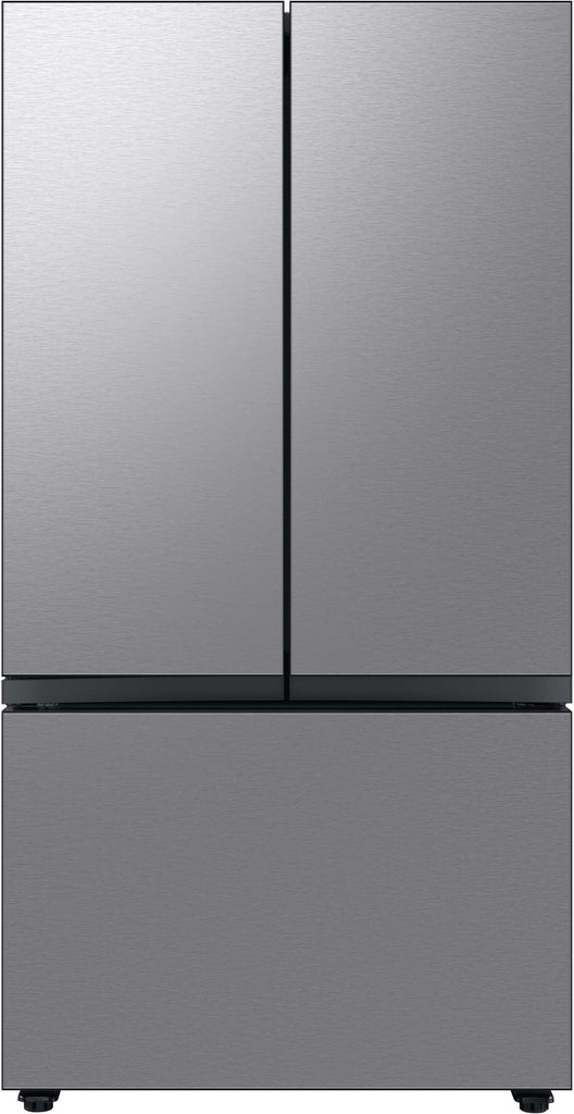 Samsung BESPOKE RF30BB6600QL 36 Inch Smart 3-Door French Door Refrigerator with 30 cu. ft. Total Capacity, Beverage Center, Dual Auto Ice Maker, Twin Cooling Plus, Wi-Fi Enabled, Customizable Door Colors: Stainless Steel - All Panels