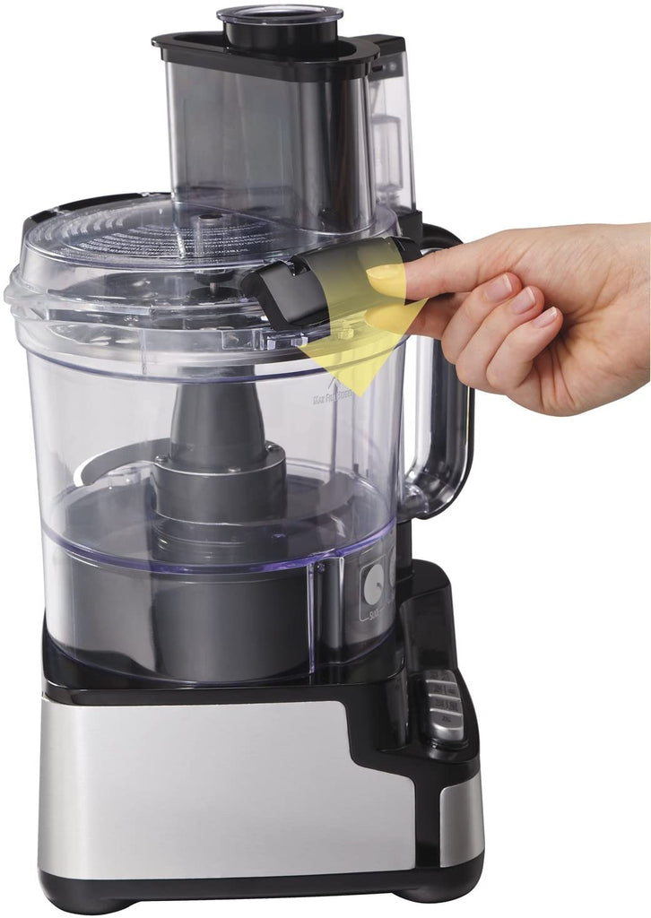 Hamilton Beach 70725 12-Cup Stack and Snap Food Processor