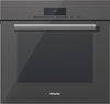 Miele PureLine M-Touch Series H6880BP 30 Inch Electric Single Wall Oven with Wireless Precision Probe, M Touch Controls, Appliance Cooling System, Self-Clean Oven, Convection, 3 Oven Racks, and 4.6 cu. ft. Capacity: Graphite Grey, PureLine Handle