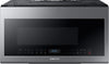 Samsung ME21M706BAS 30 Inch Over-the-Range Microwave with 2.1 Cu. Ft. Capacity, 4-Speed 400 CFM Ventilation, Sensor Cook, Ceramic Enamel Interior, Glass-Touch Controls, Cooktop Lighting, Eco Mode, Auto Cook: Fingerprint Resistant Stainless Steel